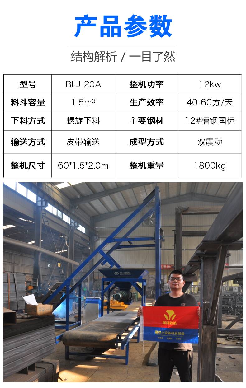 預制件設備技術(shù)參數(shù)
